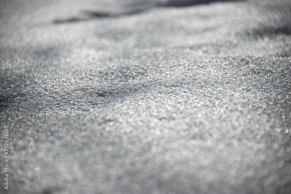 Snow texture in the cold winter Snow texture in the cold winter