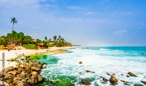 Tropical beach next of Tangalle - Sri Lanka
