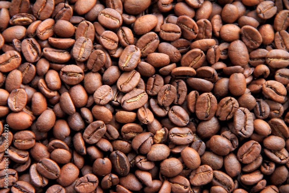brown coffee beans background brown coffee beans background