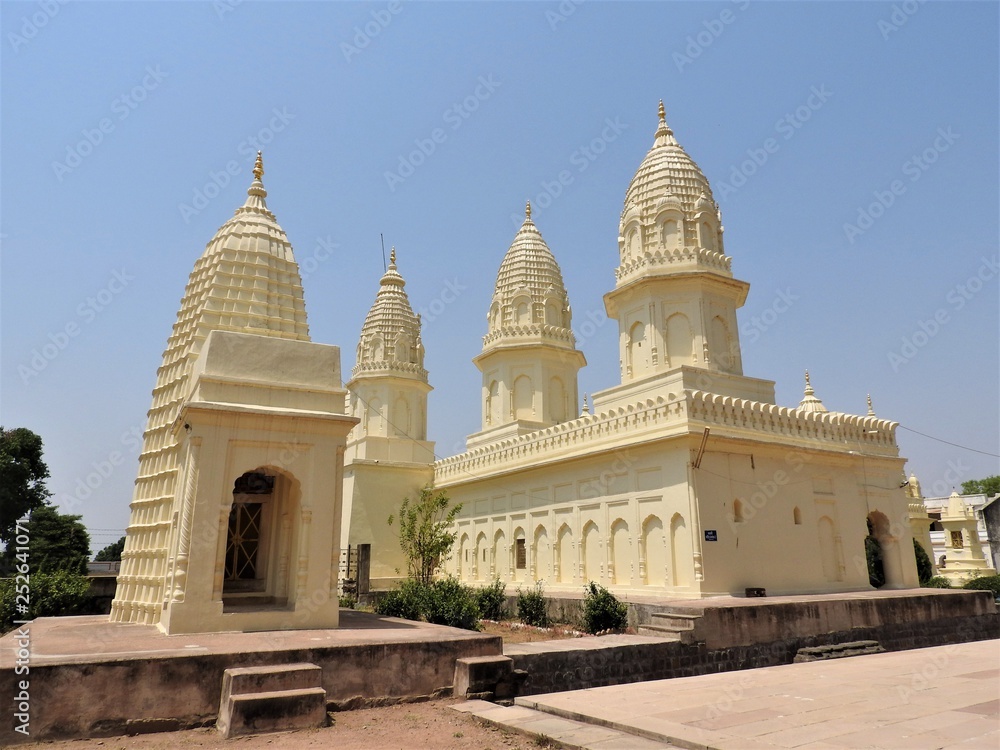 Jain temples in Khajuraho. Eastern group of Khajuraho temples, Madhya Pradesh, India