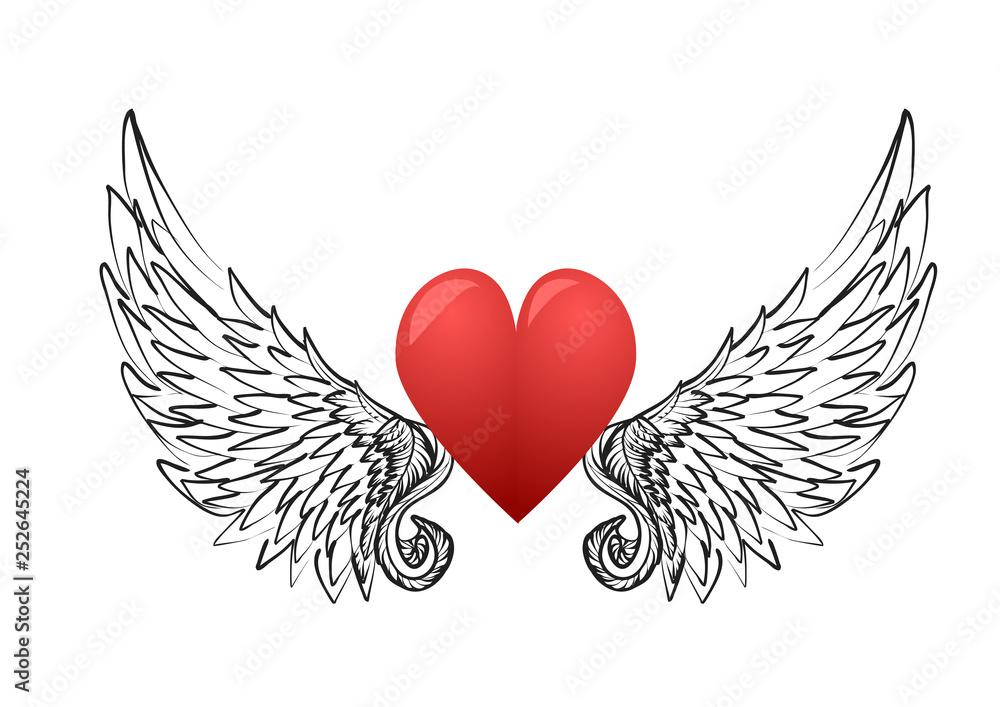 heart and wings heart and wings