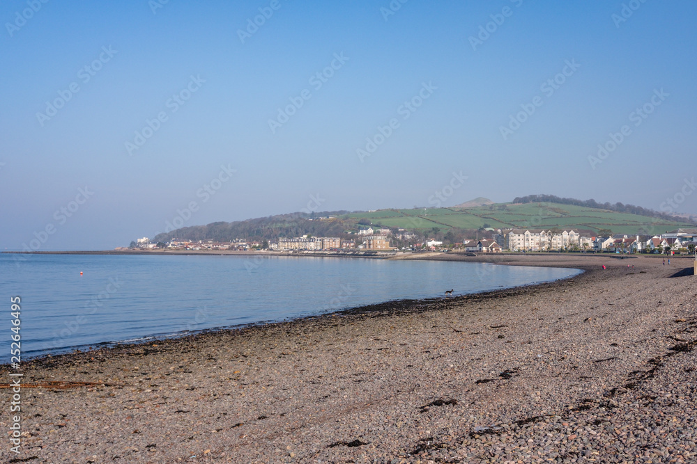 Largs Bay Looking North out towards Aubery & Knock Hill in the Town of Largs on the West Coast of Scotland