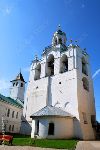 The Belltower of the Transfiguration Monastery in Yaroslavl, Russia