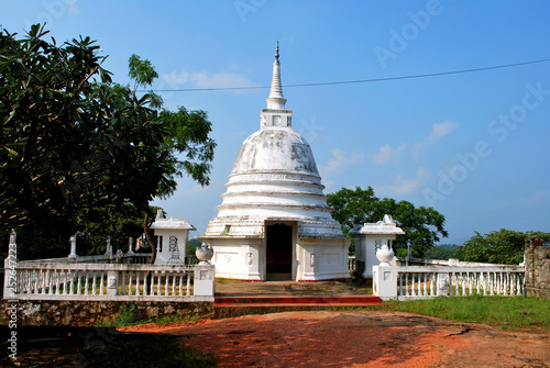The ancient Buddhist Stupa in Sri Lanka