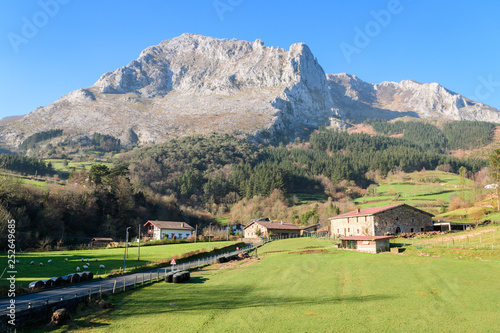 traditional country house of basque country