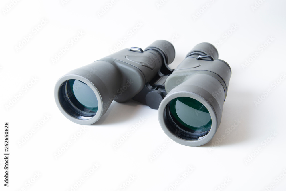 binoculars isolated on white background