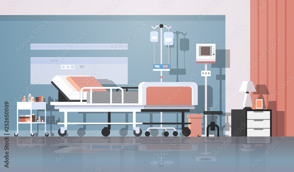 modern hospital room interior intensive therapy patient ward nursing care bed on wheels clinic furniture horizontal modern hospital room interior intensive therapy patient ward nursing care bed on wheels clinic furniture horizontal
