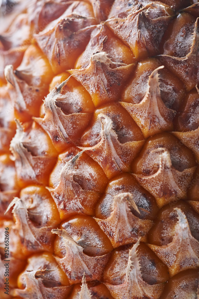 Juicy pineapple is an exotic fruit, macro photography soft focus. Juicy pineapple is an exotic fruit, macro photography soft focus.