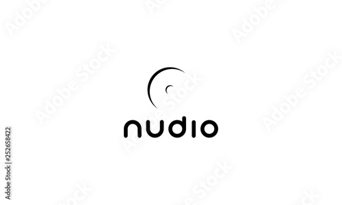 Sound wave music 6 black vector logo design