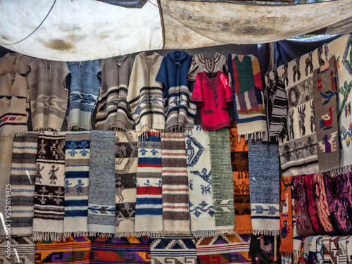 CHICHICASTENANGO, GUATEMALA  FEBRUARY 3 2019:   In Chichi Tenango are the famous Sunday market, february 3 2019 Chichicastenango, Guatemala photo