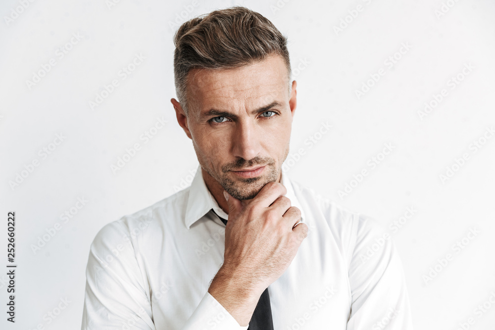 Handsome confident businessman Handsome confident businessman