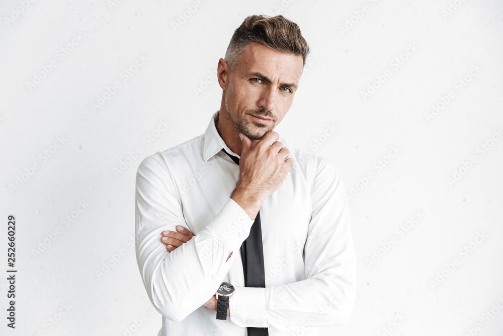 Handsome confident businessman Handsome confident businessman