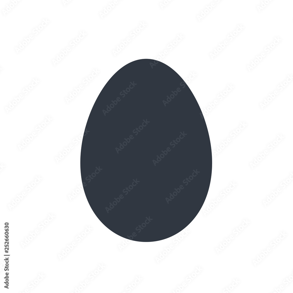Easter egg icon. Black egg sign, isolated white background. Simple design, decoration Happy Easter. Holiday decorative element. Cute pattern ornament celebration. Spring symbol. Vector illustration Easter egg icon. Black egg sign, isolated white background. Simple design, decoration Happy Easter. Holiday decorative element. Cute pattern ornament celebration. Spring symbol. Vector illustration