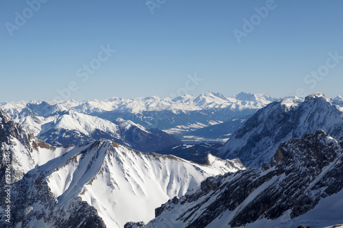 Zugspitze, Germany, mountain, snow, peak, winter © blende40