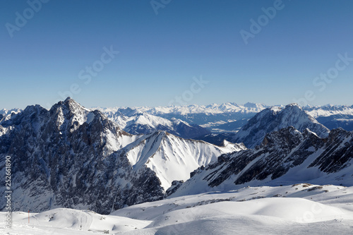 Zugspitze  Germany  mountain  snow  peak  winter