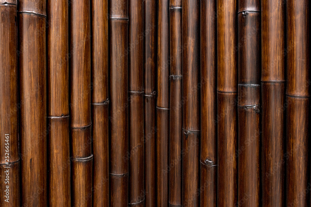 Fototapeta premium brown bamboo texture background