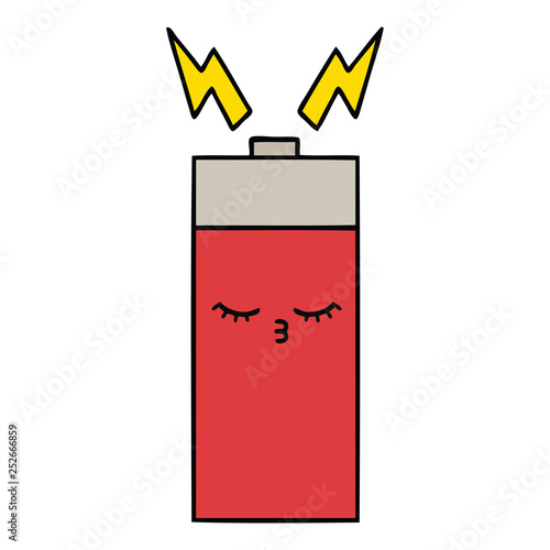 cute cartoon battery