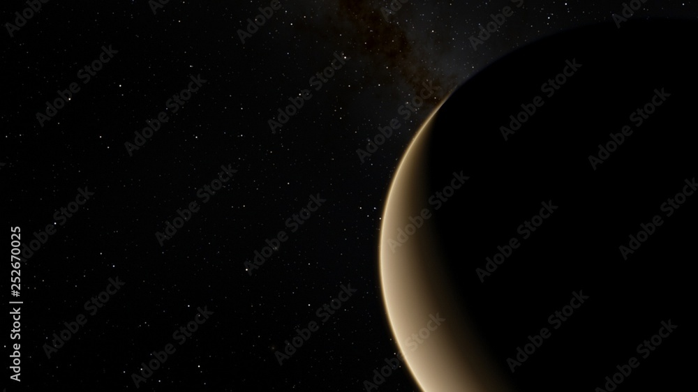 Exoplanet 3D illustration rendering of the Planet Venus on a starry background (Elements of this image furnished by NASA) Exoplanet 3D illustration rendering of the Planet Venus on a starry background (Elements of this image furnished by NASA)