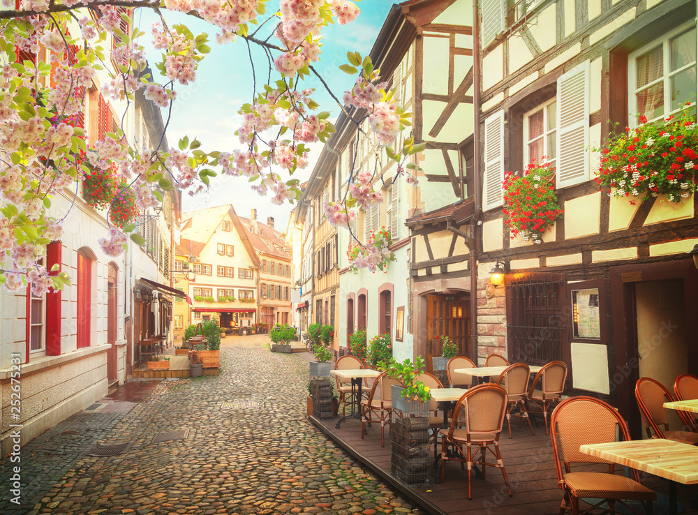 old town of Strasbourg, France