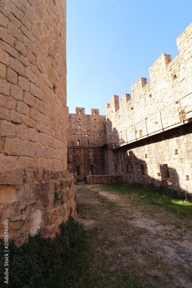 Castillo de Farners en Santa Coloma de Farners, en la comarca de la Selva (Girona)