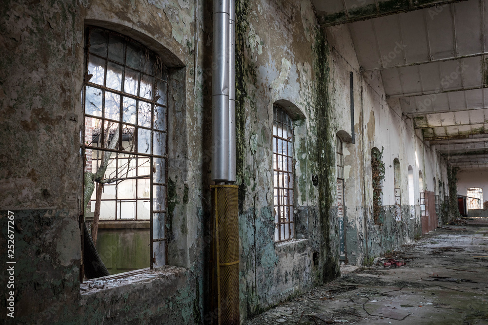 Fototapeta premium Alte zerfallene Fabrik