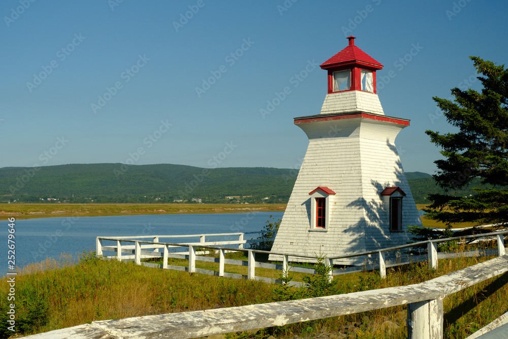 The Anderson Hollow Lighthouse on the Canadian Coast in early morning light The Anderson Hollow Lighthouse on the Canadian Coast in early morning light