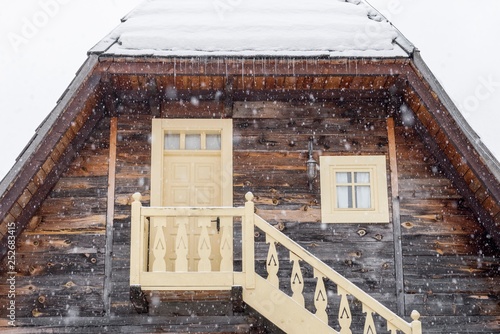 drvengrad kustendorf. rural village house photo