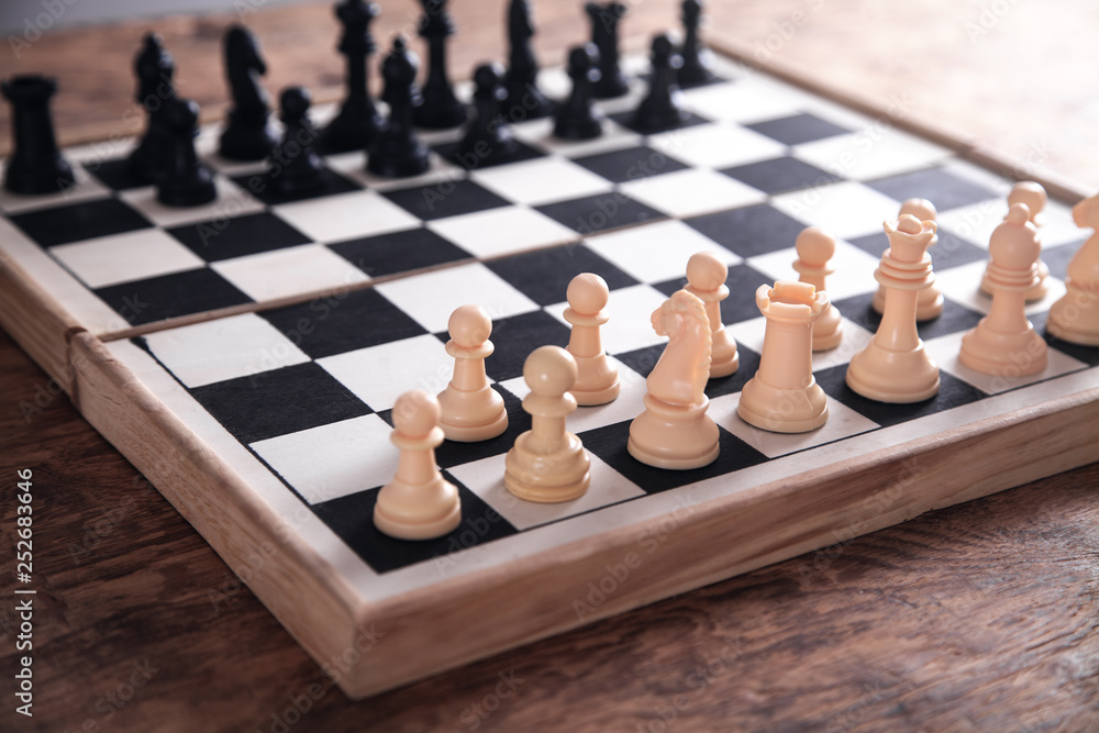 Chess. Intelligence game. Competition strategy concept Chess. Intelligence game. Competition strategy concept