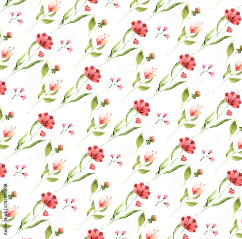 seamless pattern with flowers © Julia Vasylenko