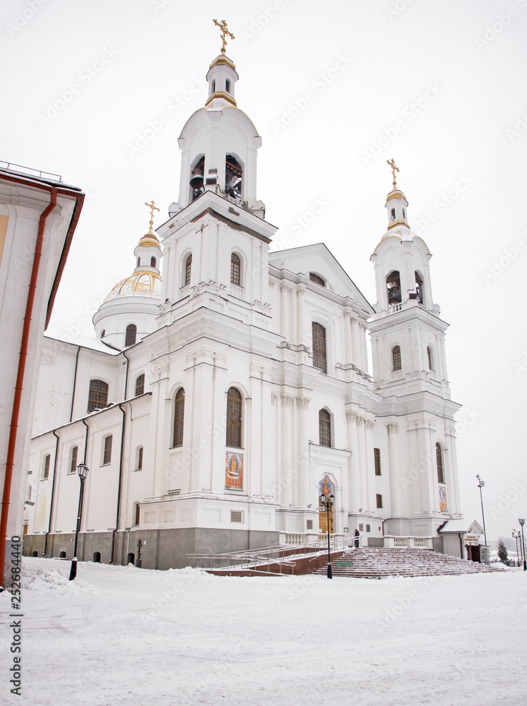 Cathedral of Dormition - Assumption cathedral in Vitebsk. Belarus