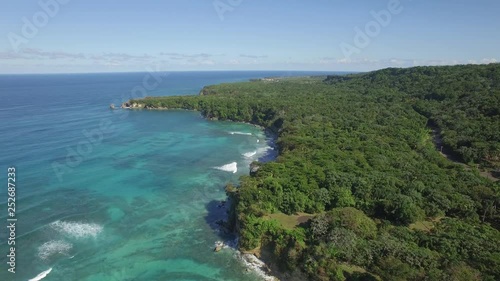 Wallpaper Mural Aerial view of the Dominican coast. Torontodigital.ca