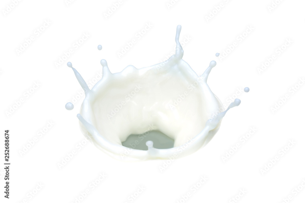 isolated pouring milk splash isolated pouring milk splash