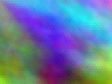 Multicolor hexagonally pixeled background. Modern, bright rainbow colors