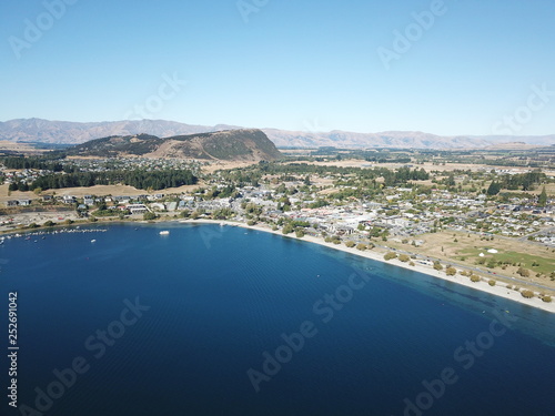 Aerial view Wanaka, New Zealand