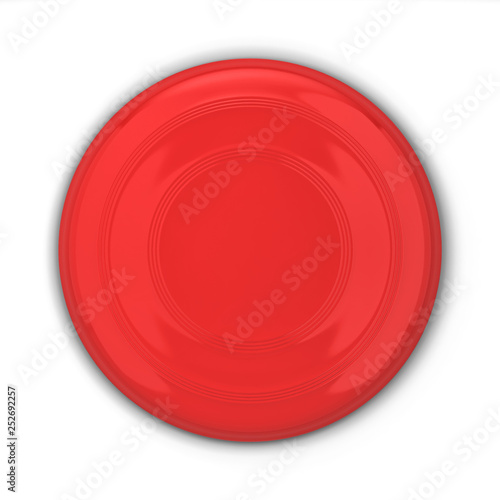 Bilde på lerret Blank frisbee mockup