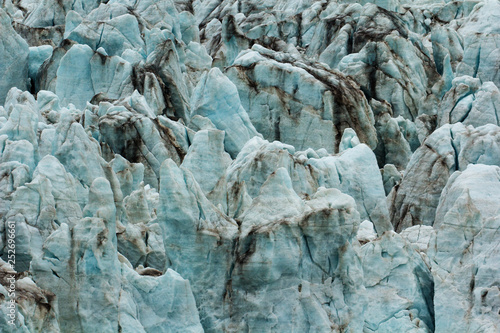 Blue Glacier Ice Background Texture Pattern. Arctic