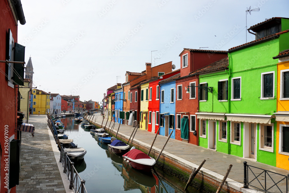 Colorful houses in Burano