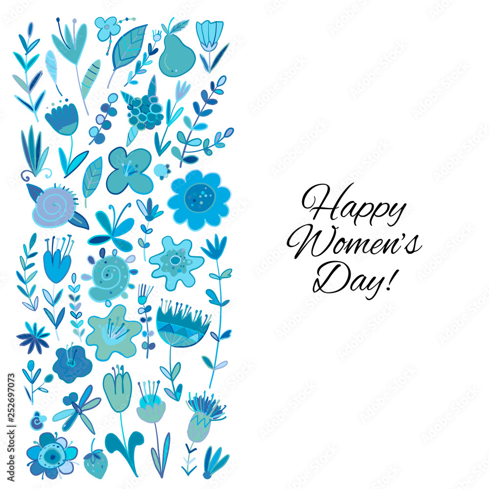 Floral seamless pattern for your design Floral seamless pattern for your design