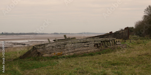 ships and barges at the Purton Ships graveyard