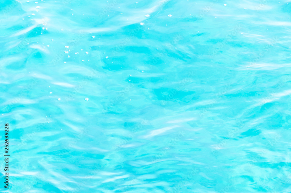 Seething Mediterranean sea water, top view in the open sea Seething Mediterranean sea water, top view in the open sea