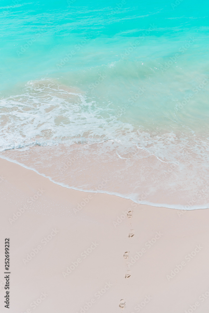 Tropical beach with white sand at summer Tropical beach with white sand at summer
