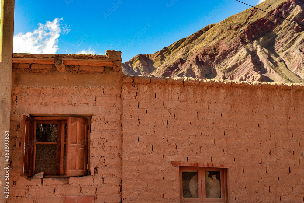 Fototapeta premium Landscape view of the historic architecture of Salta, Argentina