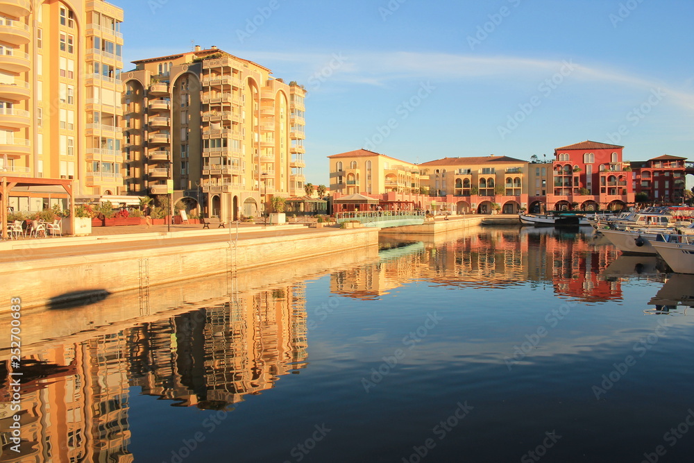 Quartier port Ariane à Montpellier, Hérault, France