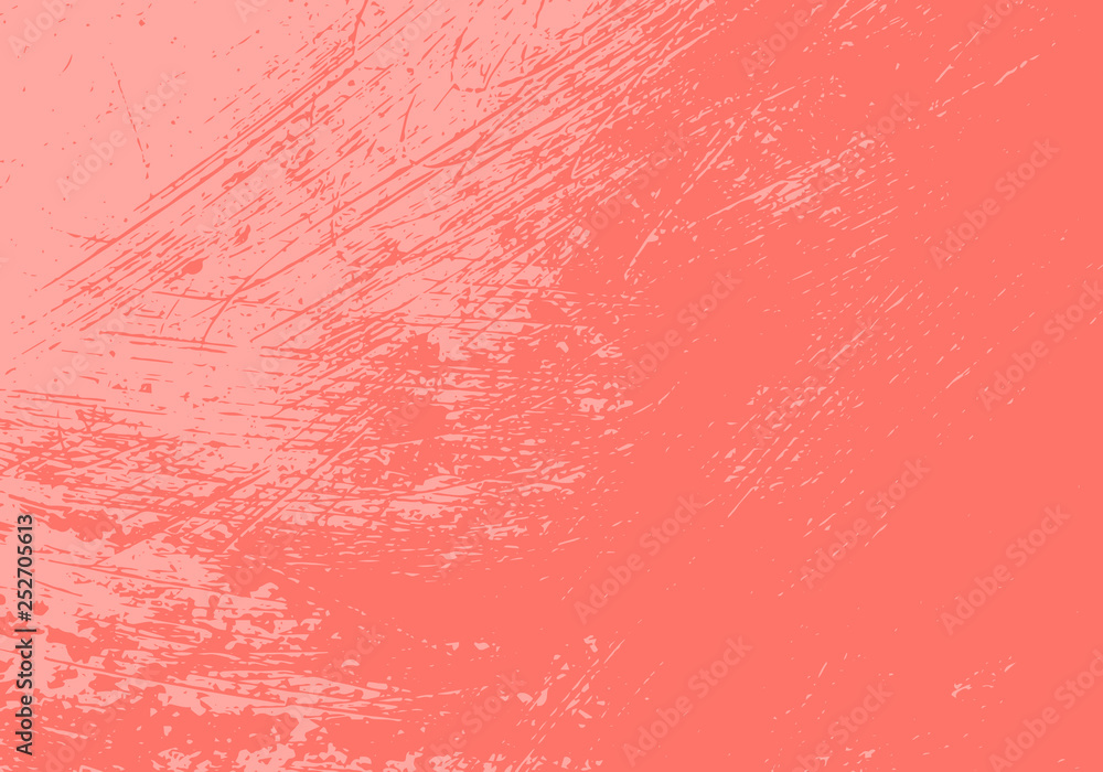 Fototapeta premium Abstract textured pink banner. Vector illustration.
