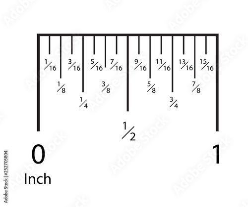 Inch rulers. Inches measuring scale indicator. Precision measurement centimeter icon tools of measure size indication ruler tools. Vector isolated.