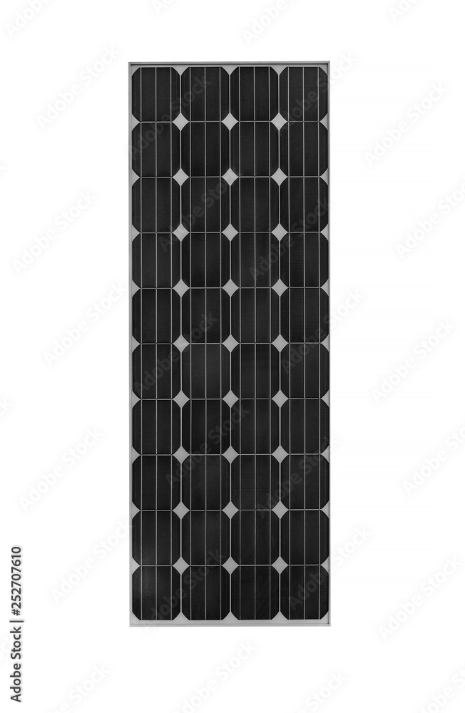 Solar battery isolated on a white background.