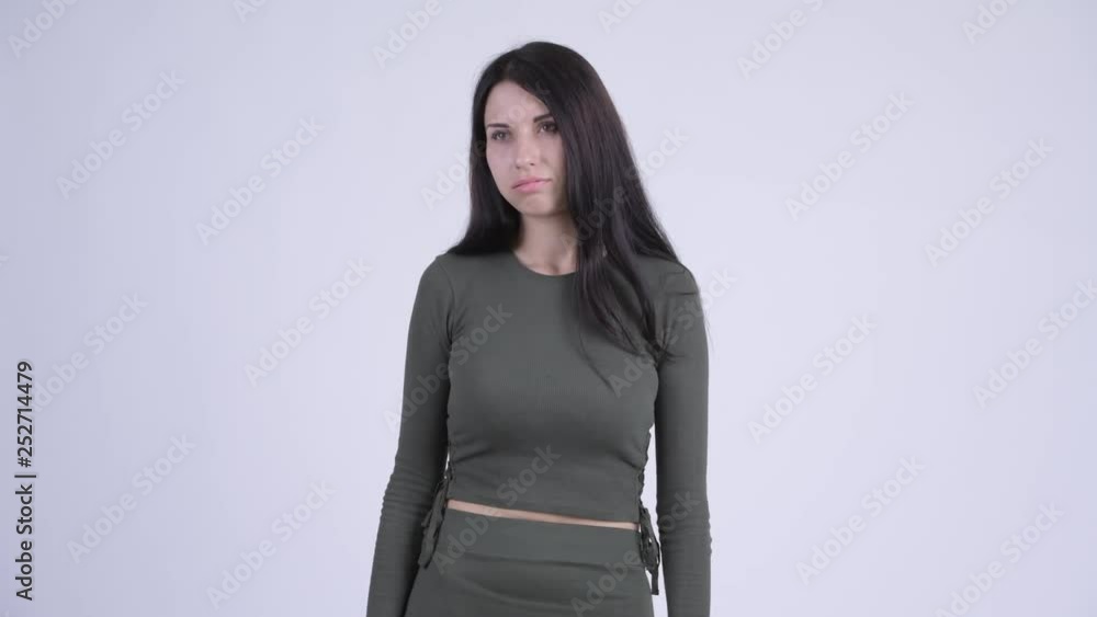 Young stressed woman looking bored and tired Young stressed woman looking bored and tired