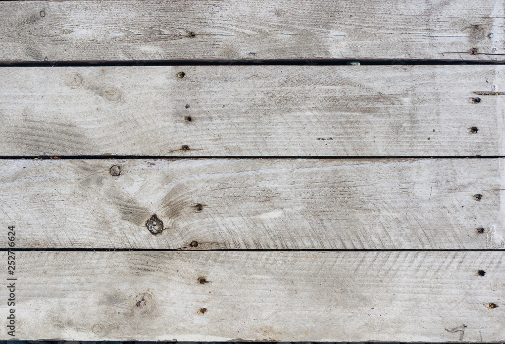 Obraz premium texture of the painted shabby wooden flooring made of boards, grunge background