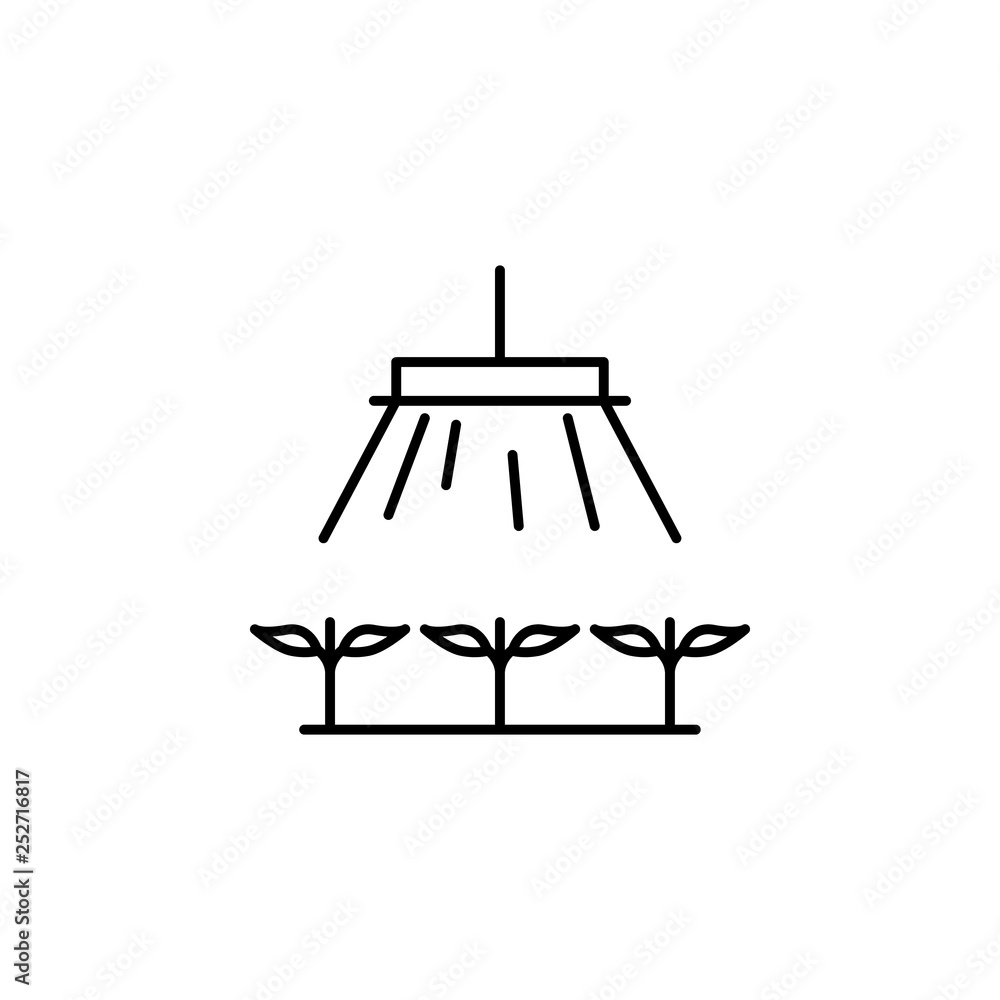 smart farm, hothouse icon. Element of smart farm icon. Thin line icon for website design and development, app development. Premium icon