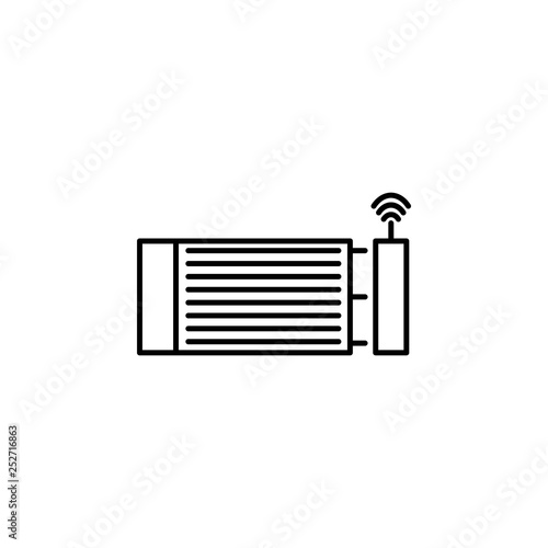 smart farm, cattle icon. Element of smart farm icon. Thin line icon for website design and development, app development. Premium icon